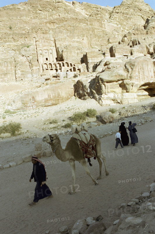 The Obelisk Tomb in Petra, Jordan