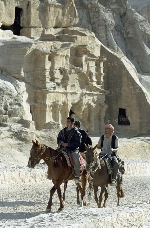 Le Tombeau des Obélisques à Petra en Jordanie