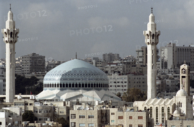La mosquée du roi Hussein à Amman, Jordanie