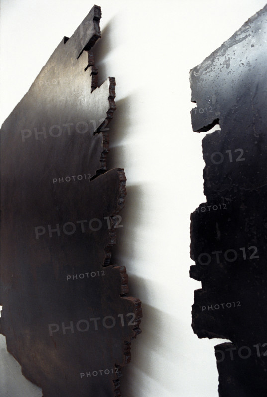 Bernar Venet, steel sculptor