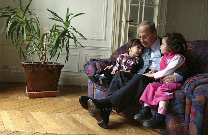 Lebanese General Michel Aoun in his Parisian refuge