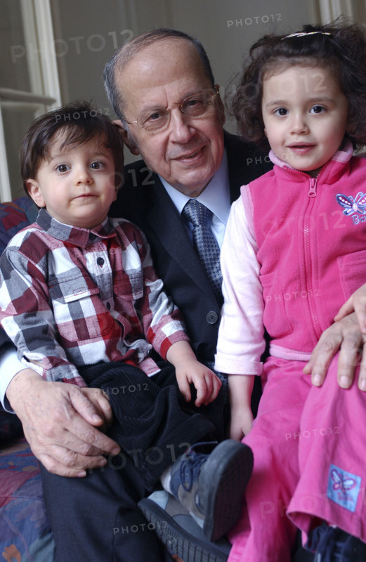 Lebanese General Michel Aoun in his Parisian refuge