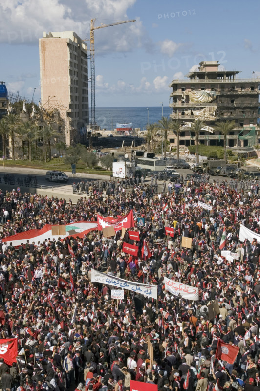 A week after the murder of former prime minister Rafic Hariri