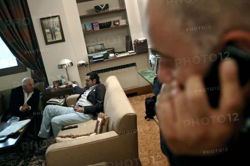 Saad Hariri lors des élections législatives au Liban, mai 2005