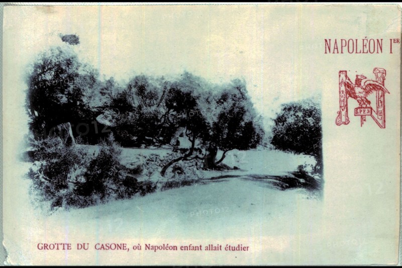 Ajaccio. Grotte du Casone where Napoleon went as a child to study.