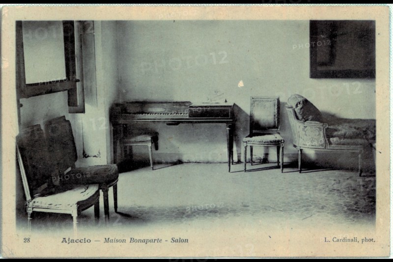 Native home of Napoleon I in Ajaccio. Living room.