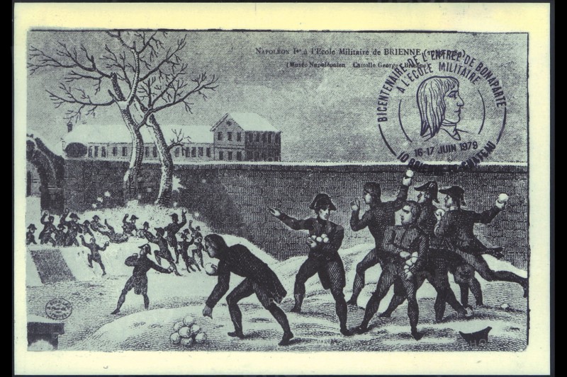 Napoleon I at the military school in Brienne, Brienne