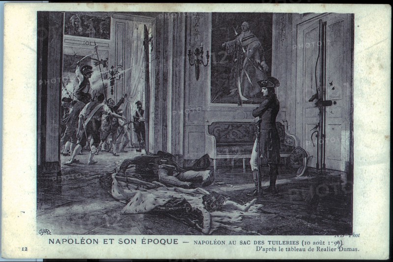 Napoleon at the ransacking of the Tuileries