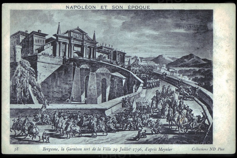 The Garrison Leaving the City of Bergamo.