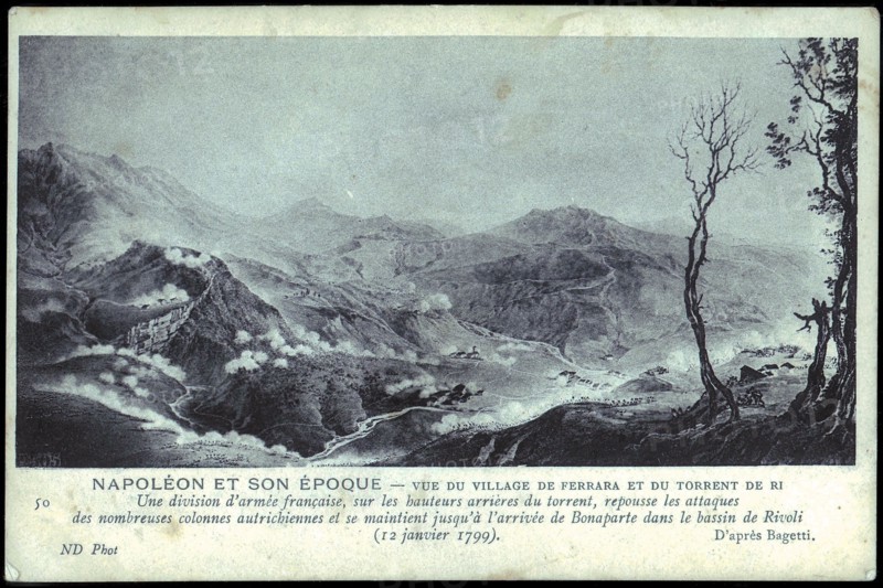 View of the Village of Ferrara and the Torrent of Ri.