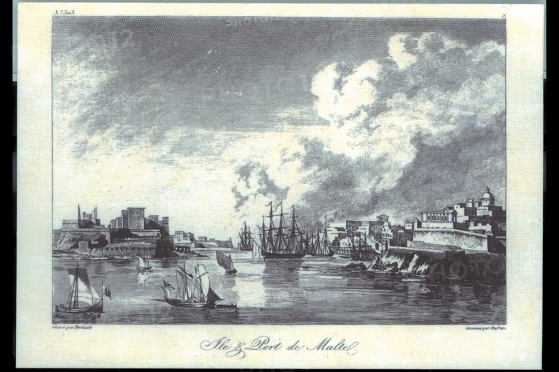 Island and Harbour of Malta.