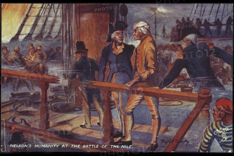 Admiral Nelson During the Battle of the Nile.