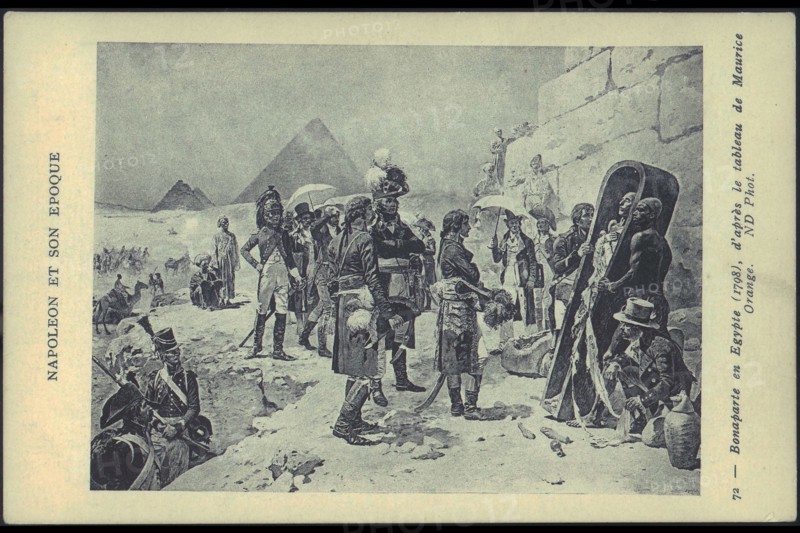Napoleon Bonaparte Visiting the Tombs of the Pyramids.