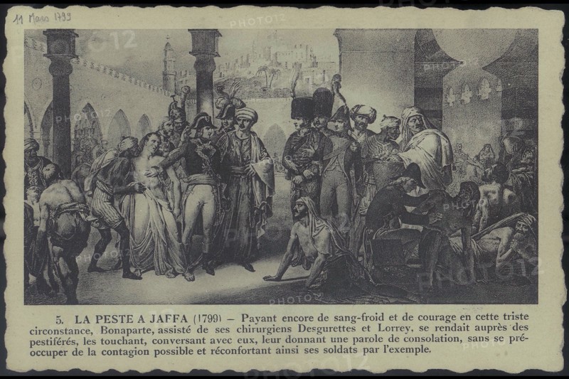 Napoleon Bonaparte Beside the Plague Victims of Jaffa.