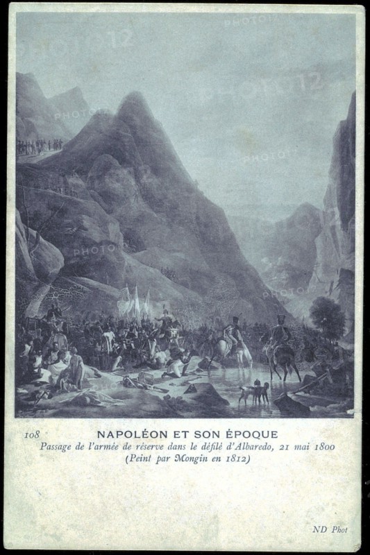 Passage ot the Reserve Army through Albaredo Gorge.