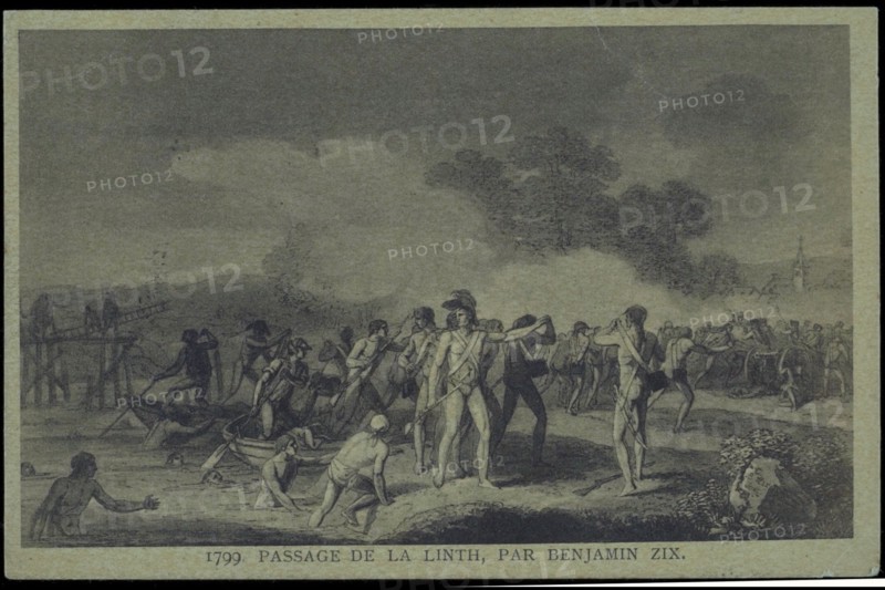 Napoleon Bonaparte. 
Crossing of the Linth.