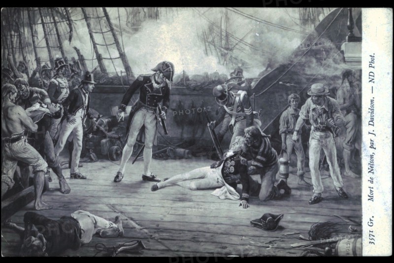 Mort de l'amiral Nelson.