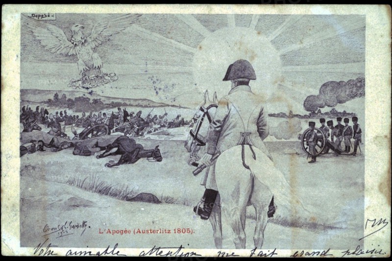 Napoléon 1er. 
L'apogée de la Bataille d'Austerlitz.