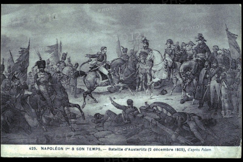 Napoléon 1er. 
Bataille d'Austerlitz.