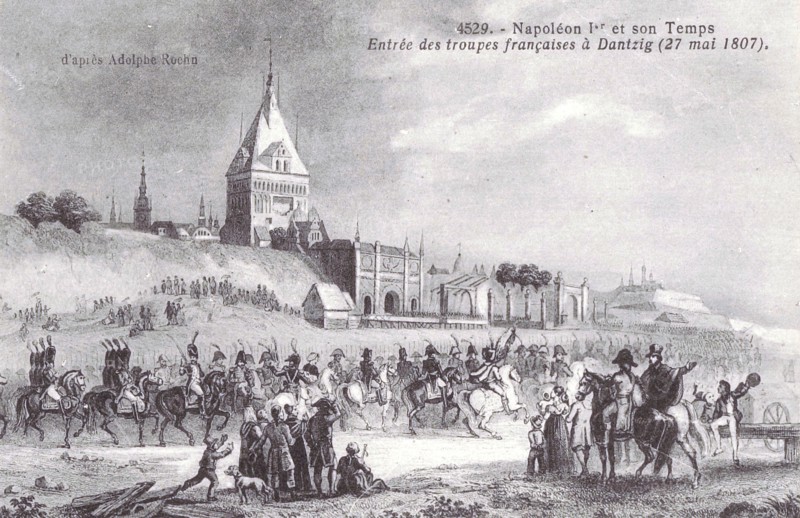 French troops entering Dantzig.
