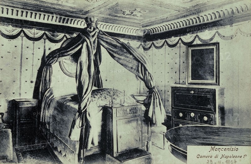 Moncenisis: bedroom of Napoleon I.
29th November 1807
