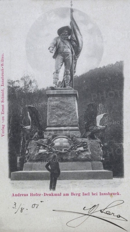 Statue d'Andréas Hofer à Innsbruck (Autriche).