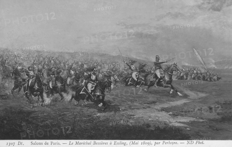 Le Maréchal Bessières à la bataille d'Essling.
22 mai 1809