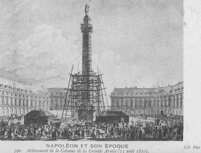 Completion of the Column of the Grande Armée.
15th August 1810