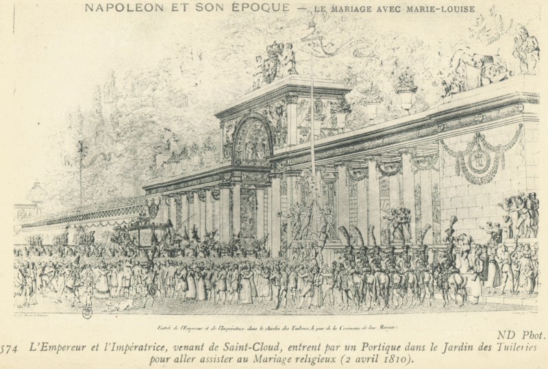 Marriage ceremony of Napoleon I and Marie-Louise de Habsbourg
2nd April 1810