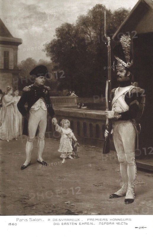 Napoleon I with his son Napoleon-François-Charles-Joseph: First honours