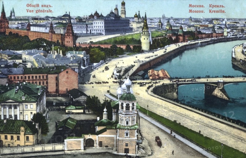 Campagne de Russie.
Vue générale de la ville de Moscou.
1812