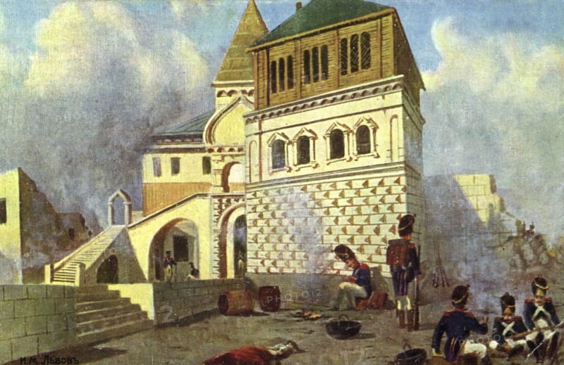 Campagne de Russie.
Ville de Moscou.
1812