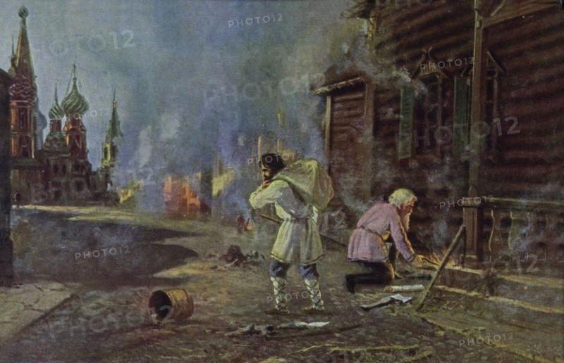 Russia Campaign: Fire of Moscow.
1812