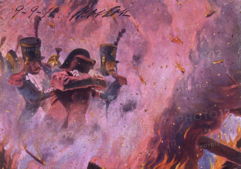 Campagne de Russie : incendie de Moscou.
1812