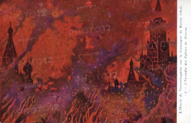 Campagne de Russie.
Incendie des églises de Moscou.
1812