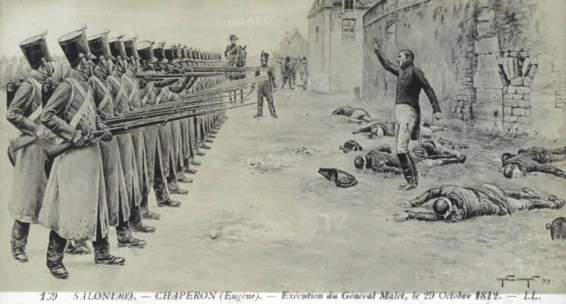 Russia Campaign: Execution of General Malet.
29th October 1812