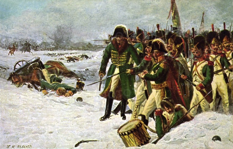 Russia Campaign: Withdrawal from Russia.
1812
