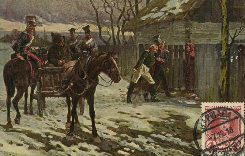 Campagne de Russie : épisode de la retraite de Russie.
1812