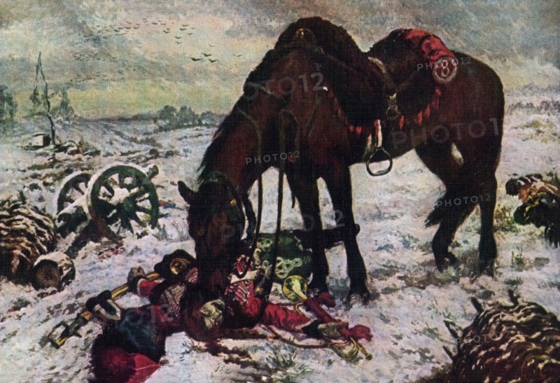 Campagne de Russie : épisode de la retraite de Russie.
1812