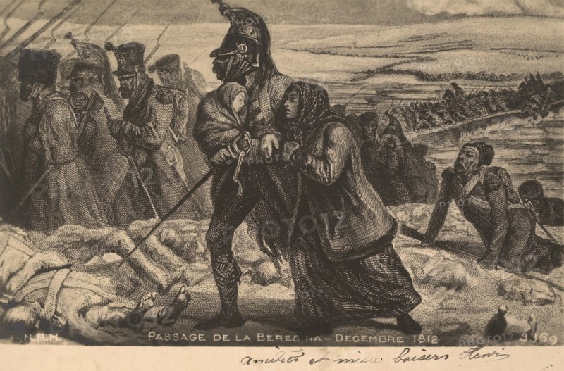Campagne de Russie : passage de la Bérésina.
décembre 1812