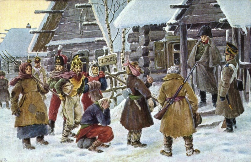 Campagne de Russie : épisode de la retraite de Russie.
1812