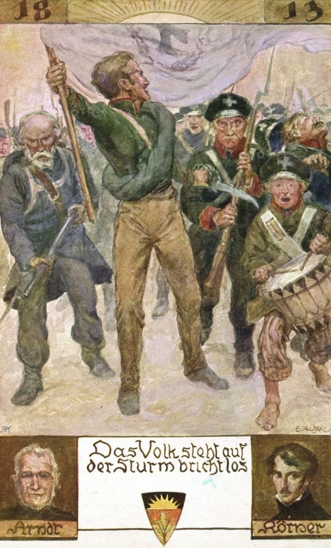 Saxony Campaign: soldiers being mobilised.
1813