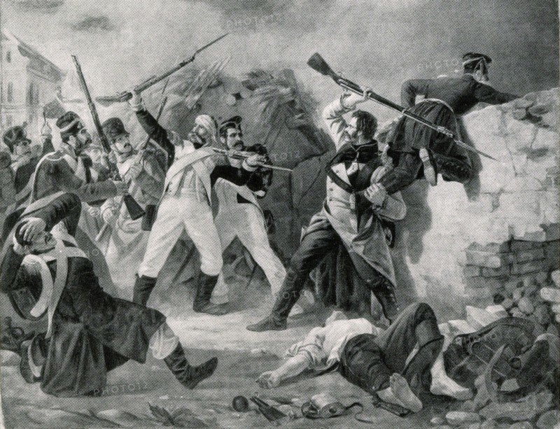 Campagne de Saxe.
Bataille de Leipzig.