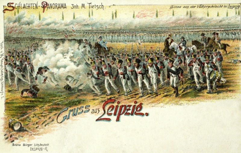 Campagne de Saxe.
Bataille de Leipzig.