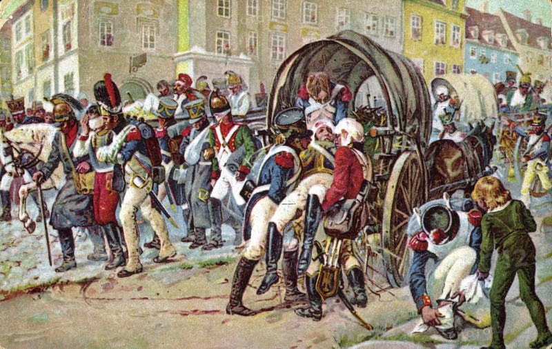 Battle of Leipzig.
Saxony Campaign.
16-18 octobre 1813