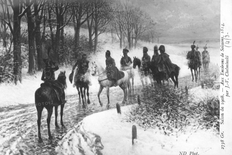 Napoléon 1er lors de la campagne de France.