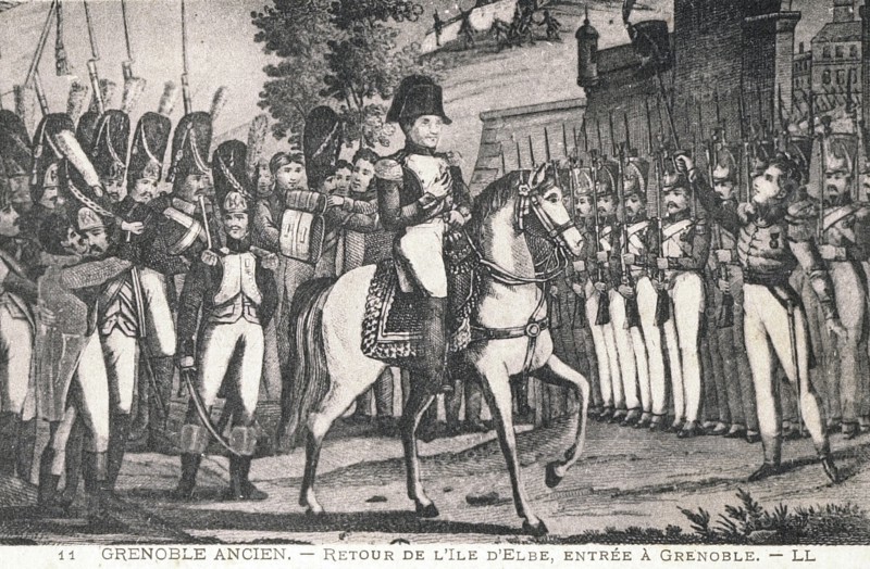 Napoleon I's return from the Island of Elba.