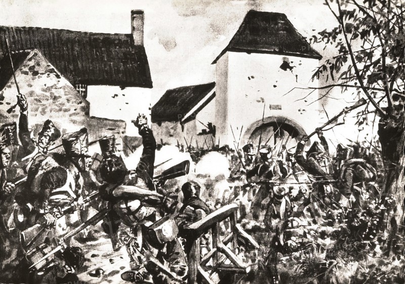 The Battle of Waterloo.