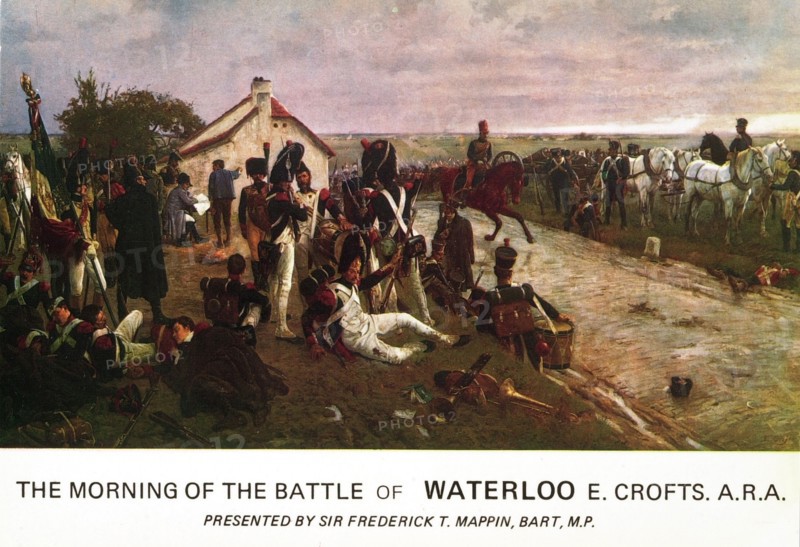 The Battle of Waterloo.