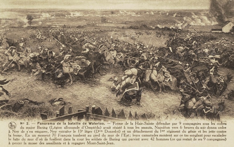 The Battle of Waterloo.